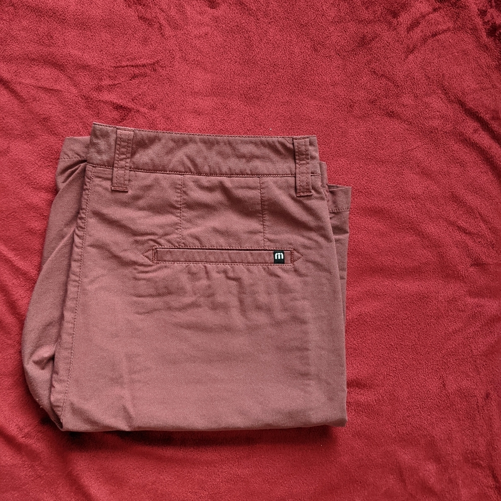 Travis Mathew casual golf shorts.